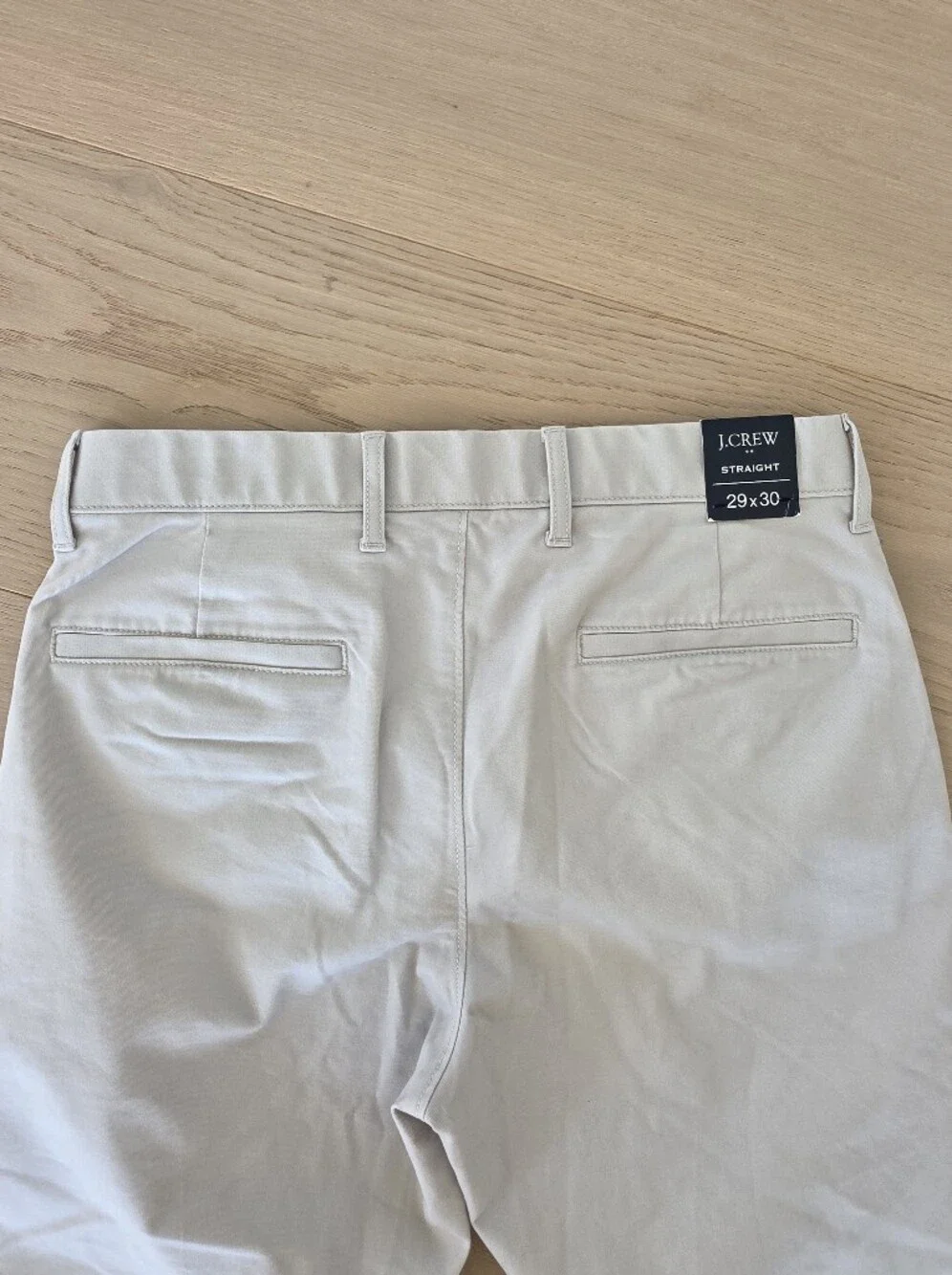 J.Crew Flex Chino Pants Men's 29x30 Light Gray NWT Stretch Slim